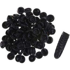 25 x Latex Vingerbeschermer Zwart - Vinger Condoom - Horeca - Electronica - Schoonheidsspecialist - Pedicure
