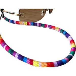 Brillenkoord - Eyezoo® Ibiza – Rainbow - Zonnebril Koord Bohemian – Zonnebril Touwtjes