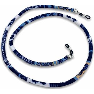 Eyezoo® Brillenkoord Softwear – Blauwe Zee – Zonnebril Koord – Zonnebril Touwtjes – Rond