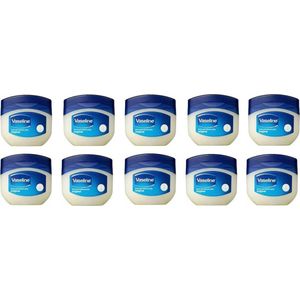 VASELINE Pure Petroleum Jelly Original- Extra Verzorgend - Grootverpakking 10 x 50ml