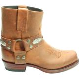 Sendra - 10968 - Enkellaarsjes - Bruin - Leer - Western Look