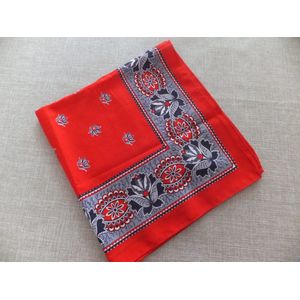 Boerenzakdoek - Rood - Katoen - 61 x 61 cm