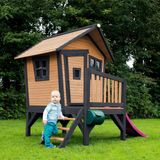 AXI Robin - Speelhuisje - Antraciet/Wit - FSC Hout