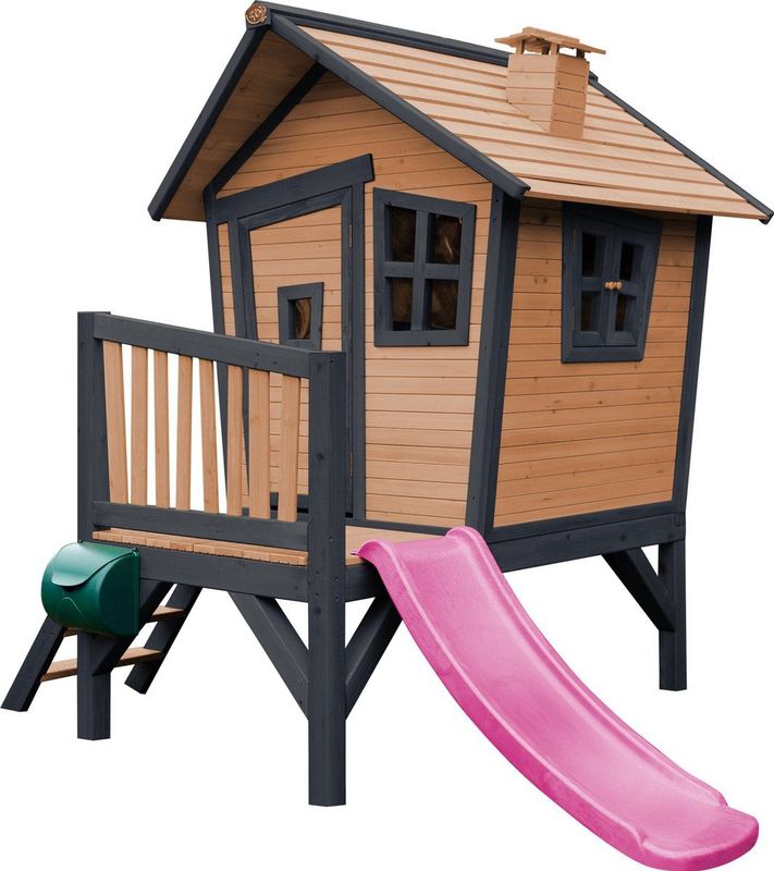 AXI Robin - Speelhuisje - Antraciet/Wit - FSC Hout