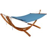 AXI Hawaii Hangmat set - Blauwe hangmat met houten frame