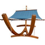 AXI Hawaii Hangmat set - Blauwe hangmat met houten frame