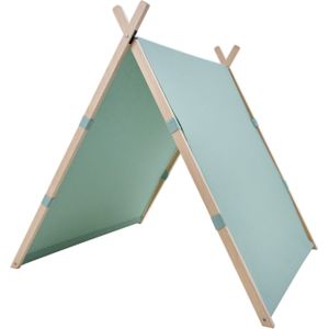 Sunny Como Speeltent Groen – Wigwam Tipi Tent voor kinderen - Stokken FSC hout - 123x106x107cm