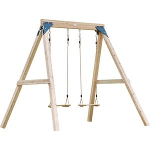 AXI Yuna Dubbele houten Schommel Bruin