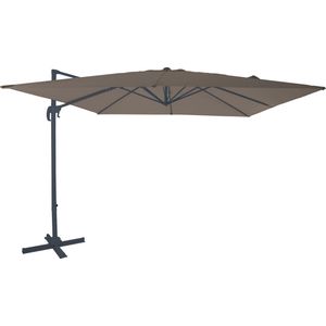 AXI Nima Zweefparasol 300x300cm Antraciet/taupe