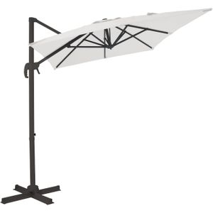 AXI Coco Zweefparasol 200x300cm Antraciet/beige