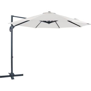 AXI Marisol - Zweefparasol - Rond Ø 300 cm - Aluminium - Grijs