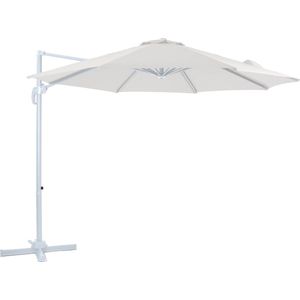 AXI Marisol Zweefparasol Ø 300cm Wit/Beige