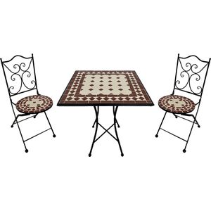 AXI Camilla Mozaïek Bistroset Rood/Wit