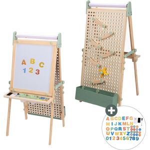 Relaxdays Tableau pratique pour votre enfant, magnétique, réglable en