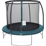 AXI Boston Trampoline met veiligheidsnet Ø 244 cm Groen - Inground - Onground op palen - Rond 8ft