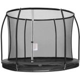 AXI Boston Trampoline met veiligheidsnet Ø 305 cm Zwart - Inground & Onground op palen - Rond 10ft