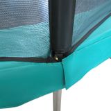 AXI Denver Trampoline met veiligheidsnet Ø 366 cm Groen - Onground op palen - Rond 12ft