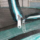 AXI Denver Trampoline met veiligheidsnet Ø 366 cm Groen - Onground op palen - Rond 12ft