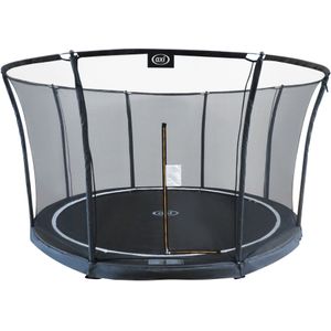 AXI Denver Trampoline met veiligheidsnet Ø 366 cm Zwart - Inground - Rond 12ft