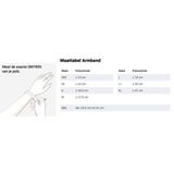 Rebel and Rose - RR-8DV05-G - Armband - Matt Black - Metaal