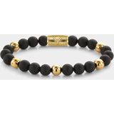 Rebel and Rose - RR-8DV05-G - Armband - Matt Black - Metaal