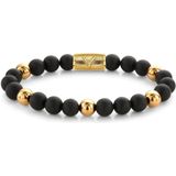 Rebel and Rose - RR-8DV05-G - Armband - Matt Black - Metaal