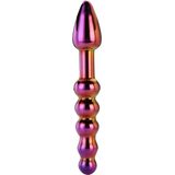 Dream Toys Glamour Glass anale dildo rainbow 18 cm