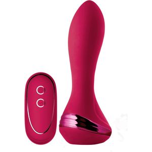 Dream Toys - Opblaasbare Anaalvibrator Isabella met Afstandsbediening  - Rood