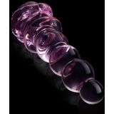 Dream Toys Glaze Glass 5.5" Rosebud Beaded Plug anale plug 14 cm
