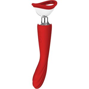 Dream Toys - Georgia Dubbelzijdige Vibrator - Rood