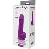 Dream Toys - Real Love - Temperatuurgevoelige dildo met balzak - 21,6 cm