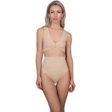 Bye Bra Soft Touch Seamless Mid Waist Brief, Beige, S