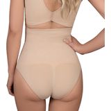 Bye Bra Soft Touch Seamless Mid Waist Brief, Beige, S