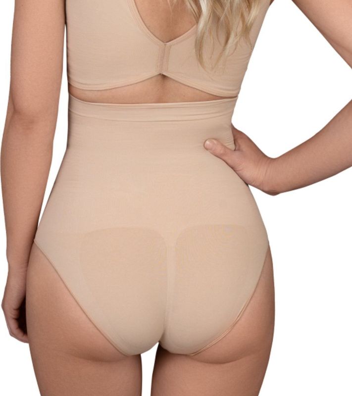 Bye Bra Soft Touch Seamless Mid Waist Brief, Beige, S