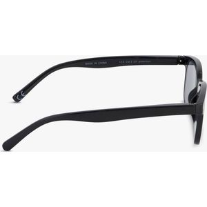 Gemaakt Van Gerecycled Plastic - Five2One-Eyewear Dune - Zonnebril met Leesdeel - Computerbril - +1.0 - Dames / Heren - Glimmend Donker Zwart