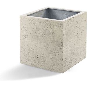 Cube Concrete Wit (met wielen)