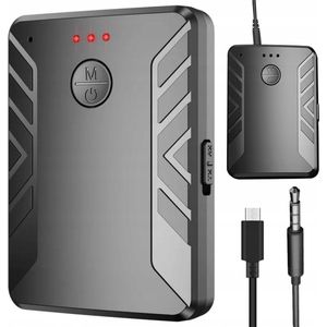 2 in 1 bluetooth ontvanger - zender met audio uitgang