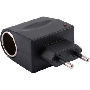 Omvormer 230V naar 12V | Auto Sigarettenaansteker Adapter - AC/DC Converter EU Plug - Auto Accessoire