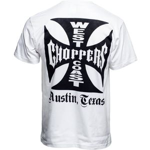 West Coast Choppers Og Classic Atx T-shirt Met Korte Mouwen Wit Man