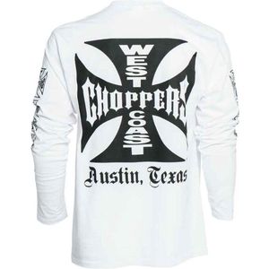 WCC - Longsleeve Original Cross - Wit - T-shirt