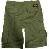 West Coast Choppers - Cargoshorts - Vintage Olijfgroen - 97% Katoen, 3% Spandex