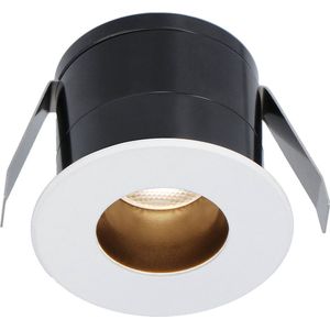 Olivia witte LED Inbouwspot - Verzonken - 12V - 3 Watt - Veranda verlichting - voor buiten - 2700K warm wit