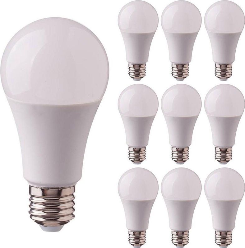 E27 - LED Lamp - 8.5 Watt - Neutraal Wit - Voordeelpak 10 Stuks