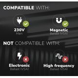 LED - T8 Buis - 120cm - 18 Watt - Diffuus Polycarbonaat