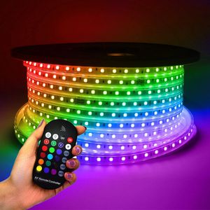 HOFTRONIC - Dimmbarer LED Streifen - 50m - RGB - 60 LEDs/m - IP65 - Plug & Play - SMD 5050 - Flex60 Series