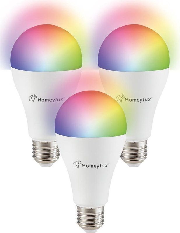 Hoftronic - Smart E27 - Lamp - Wit - LED - 16,5 Miljoen Kleuren