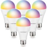 Hoftronic - Smart E27 - LED Lamp - Dimbaar - WiFi - Bluetooth - 14 Watt - 2700-6000K - RGBWW
