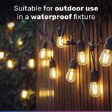 Hoftronic - Smart Filament LED Lamp - G95 - Wit - 7 Watt - Wifi