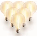 Hoftronic - Smart Filament LED Lamp - G95 - Wit - 7 Watt - Wifi