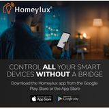 Hoftronic - Smart Filament LED Lamp G125 - Wit - 7 Watt - Wifi